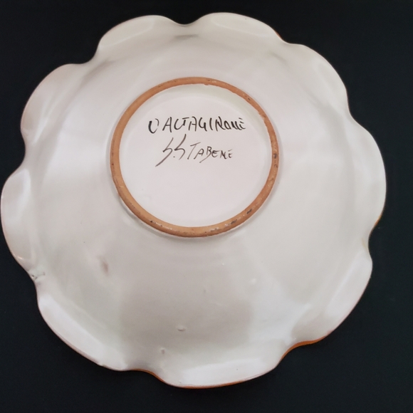 Ceramic decorative plate - Picture 3 of 3